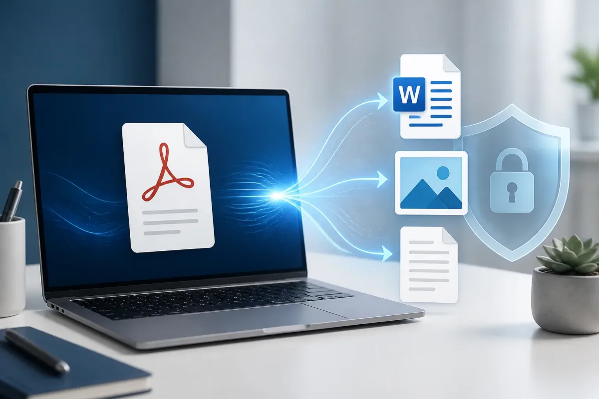 How to Convert a PDF to Word, JPG or Text Online: Choosing the Right Method