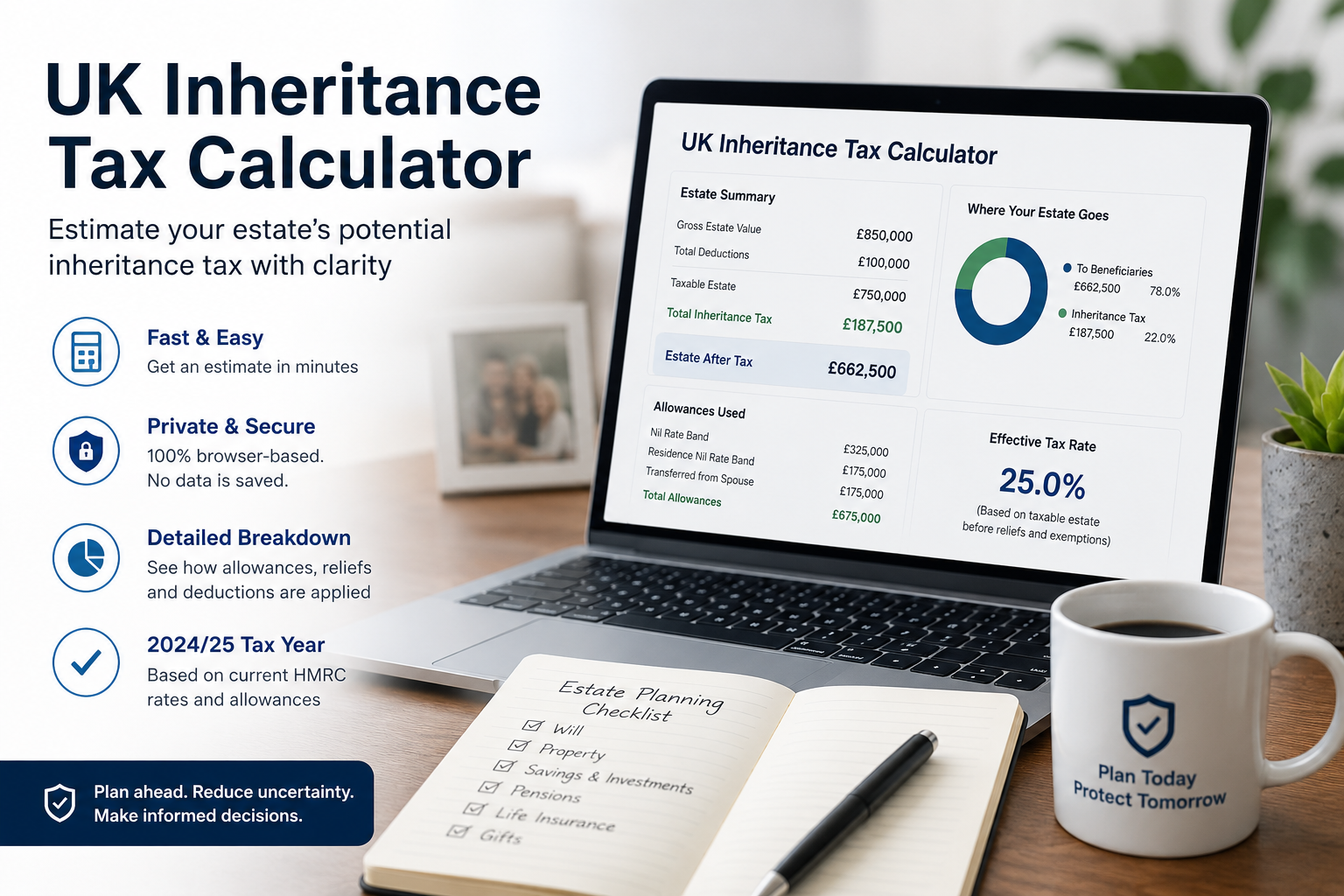UK Inheritance Tax Calculator: Estimate Your Estate’s Potential Tax Bill